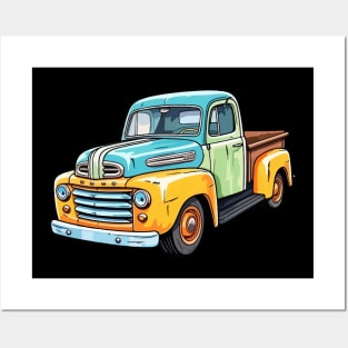 Farm Truck Posters and Art